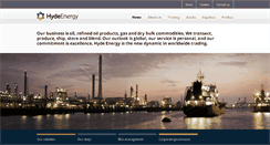 Desktop Screenshot of hydeenergyltd.com