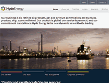 Tablet Screenshot of hydeenergyltd.com